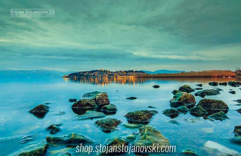 Ohrid Old Town panorama