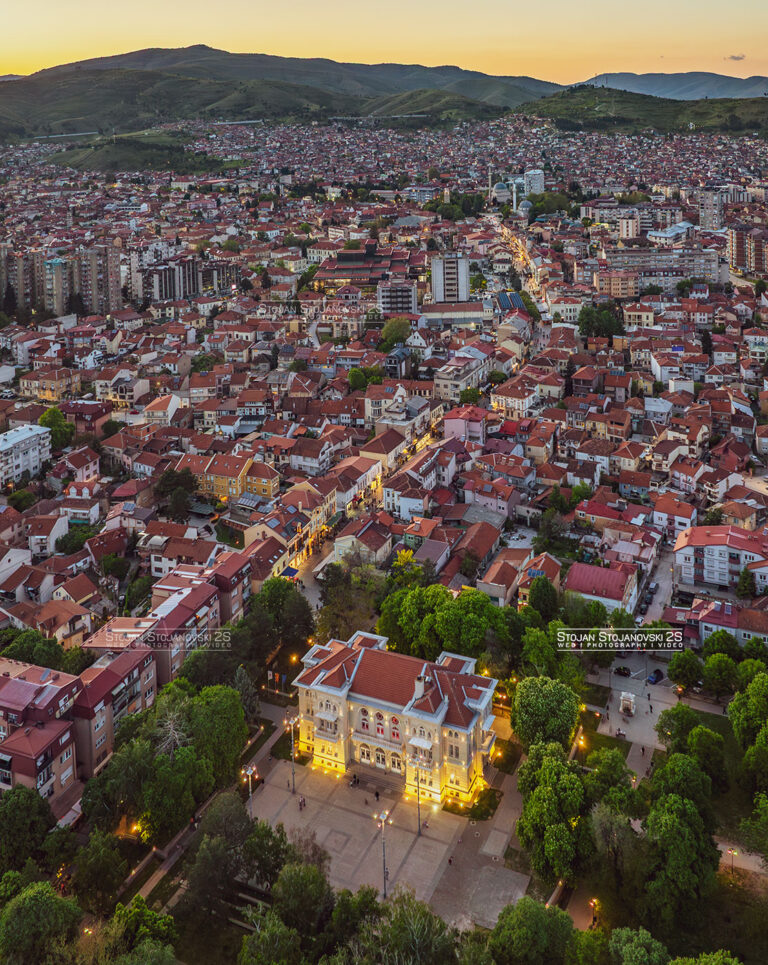 Panorama from Bitola - drone